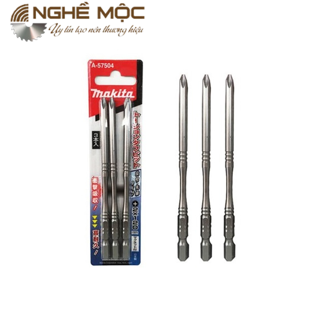 Mũi vít Torsion PH2*120mm MAKITA A-57504