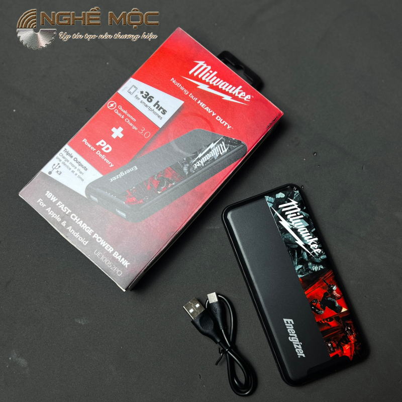 Pin Dự Phòng Energizer|Milwaukee UE10052PQ (10000mAh)