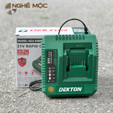 Sạc nhanh 21V, 4.0A Dekton M21-S40PLUS  màu xanh lá