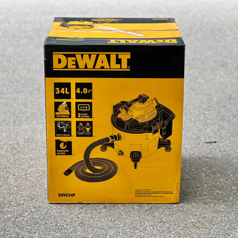 Hộp giấy đựng máy hút bụi 4 chức năng chuyển đổi thành máy thổi cầm tay Dewalt DXV234P