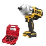 Trong máy siết bulong dùng pin Dewalt DCF961 bao gồm 2 pin và sạc, phụ kiện được đựng trong thùng