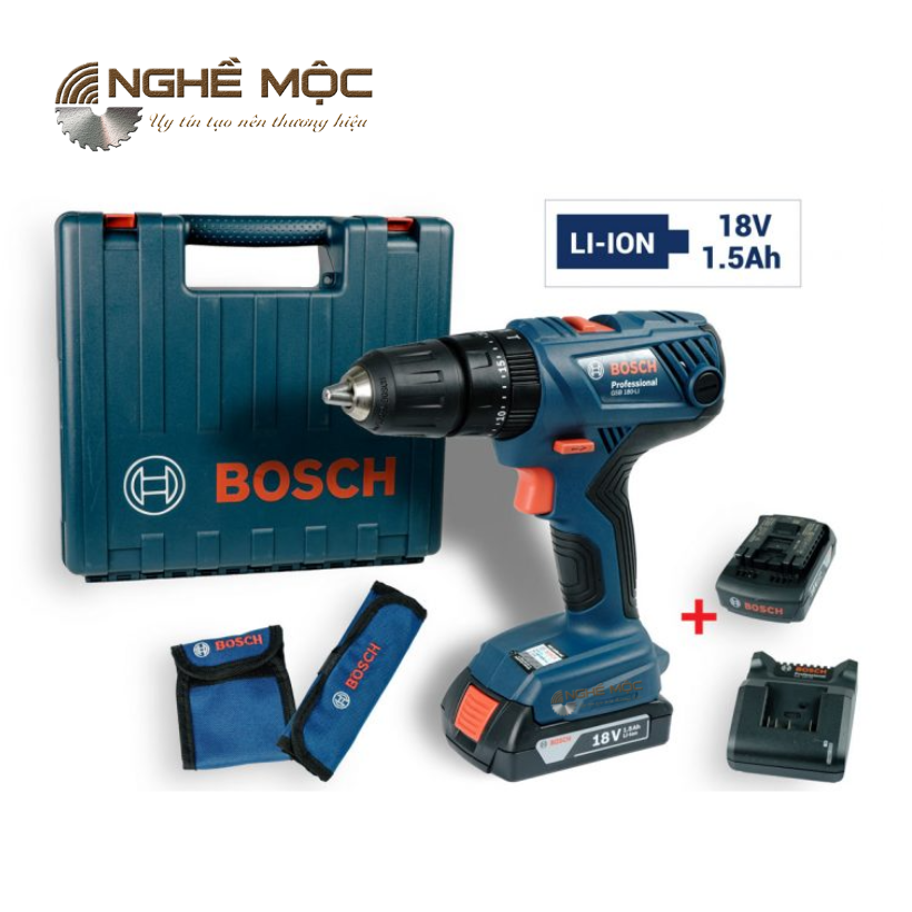 Máy khoan động lực pin Bosch GSB 180-LI 18V (06019F83K1 )