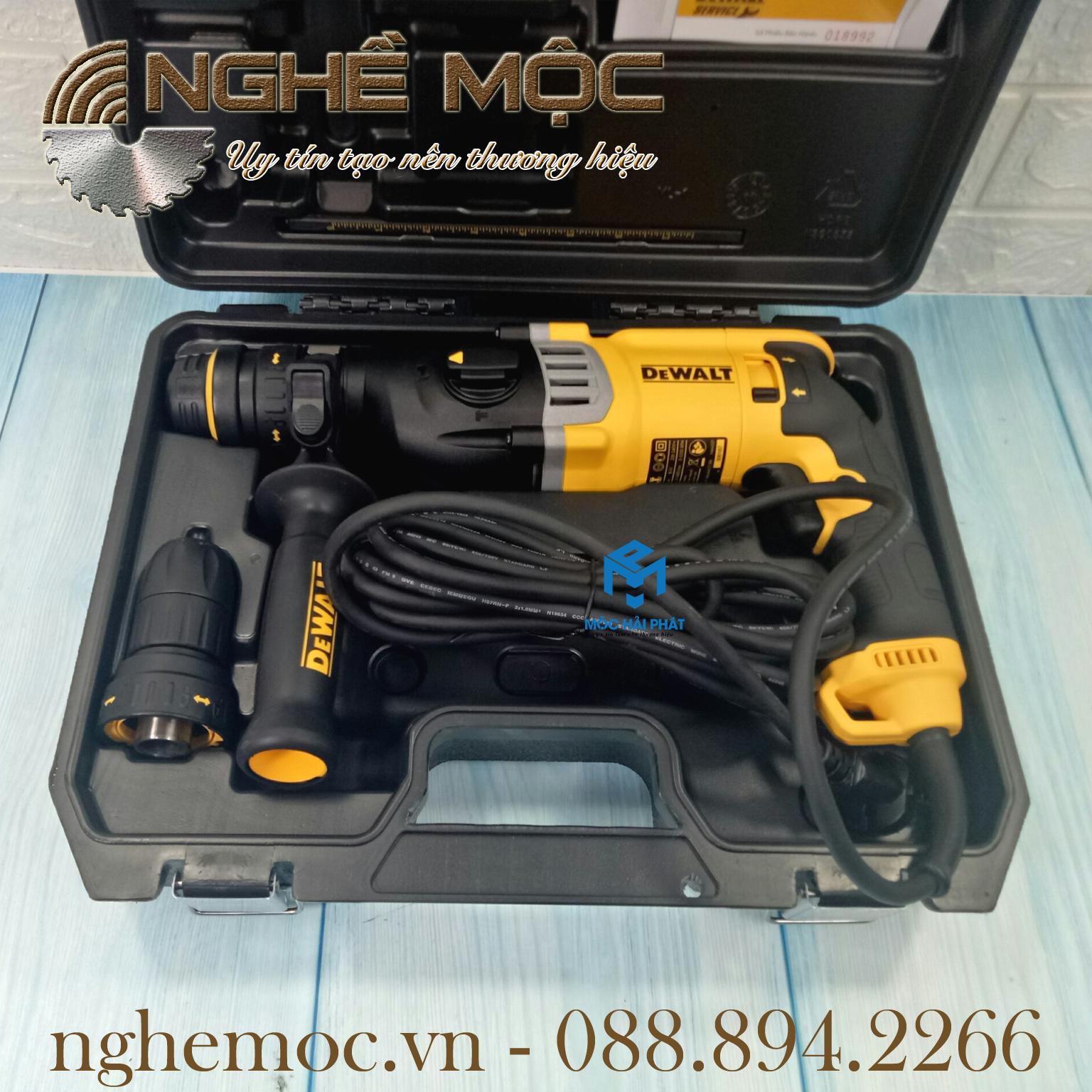 Taladro Rotomartillo Dewalt D25144K: Potencia y Precisión en tus Manos - Taladro Rotomartillo Doble Mandril Dewal