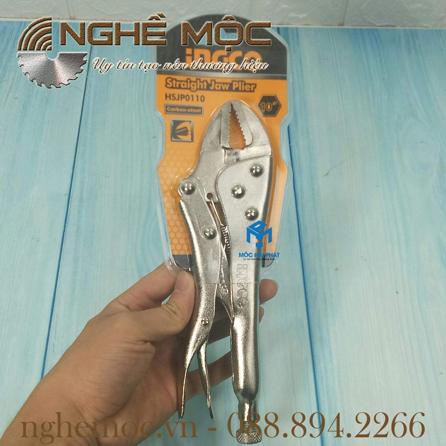 Kìm chết Ingco 10" HSJP0110 (chiếc)