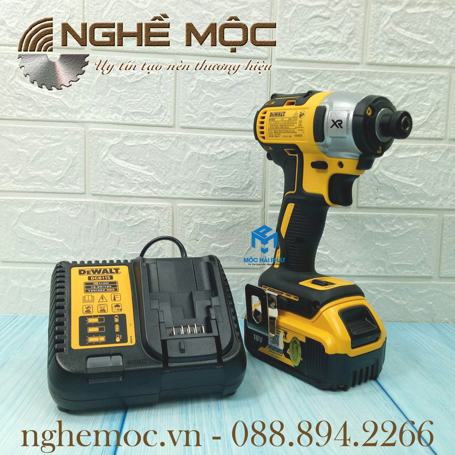 Combo Dewalt DCF887M1 mochaiphat