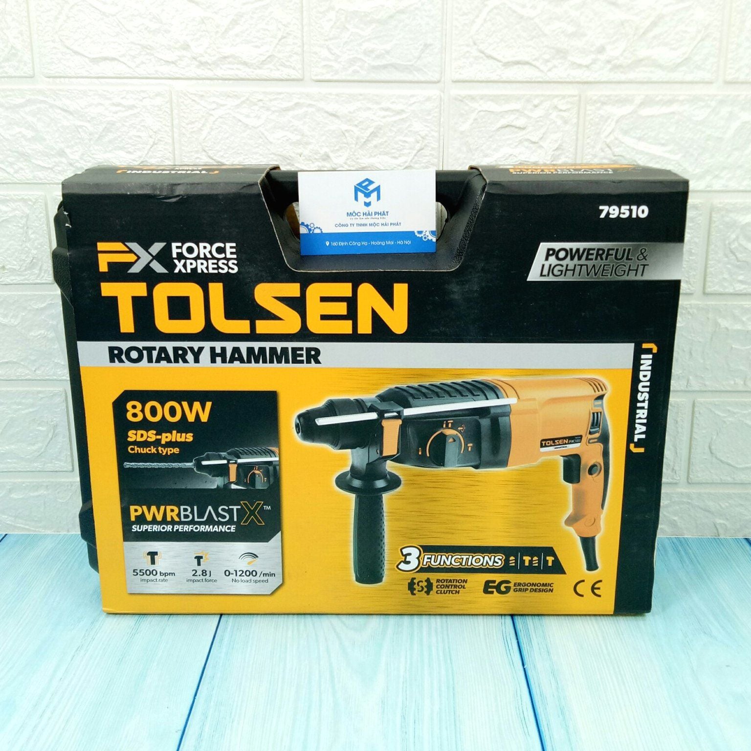 Máy khoan 3 chức năng 800w công nghiệp Tolsen