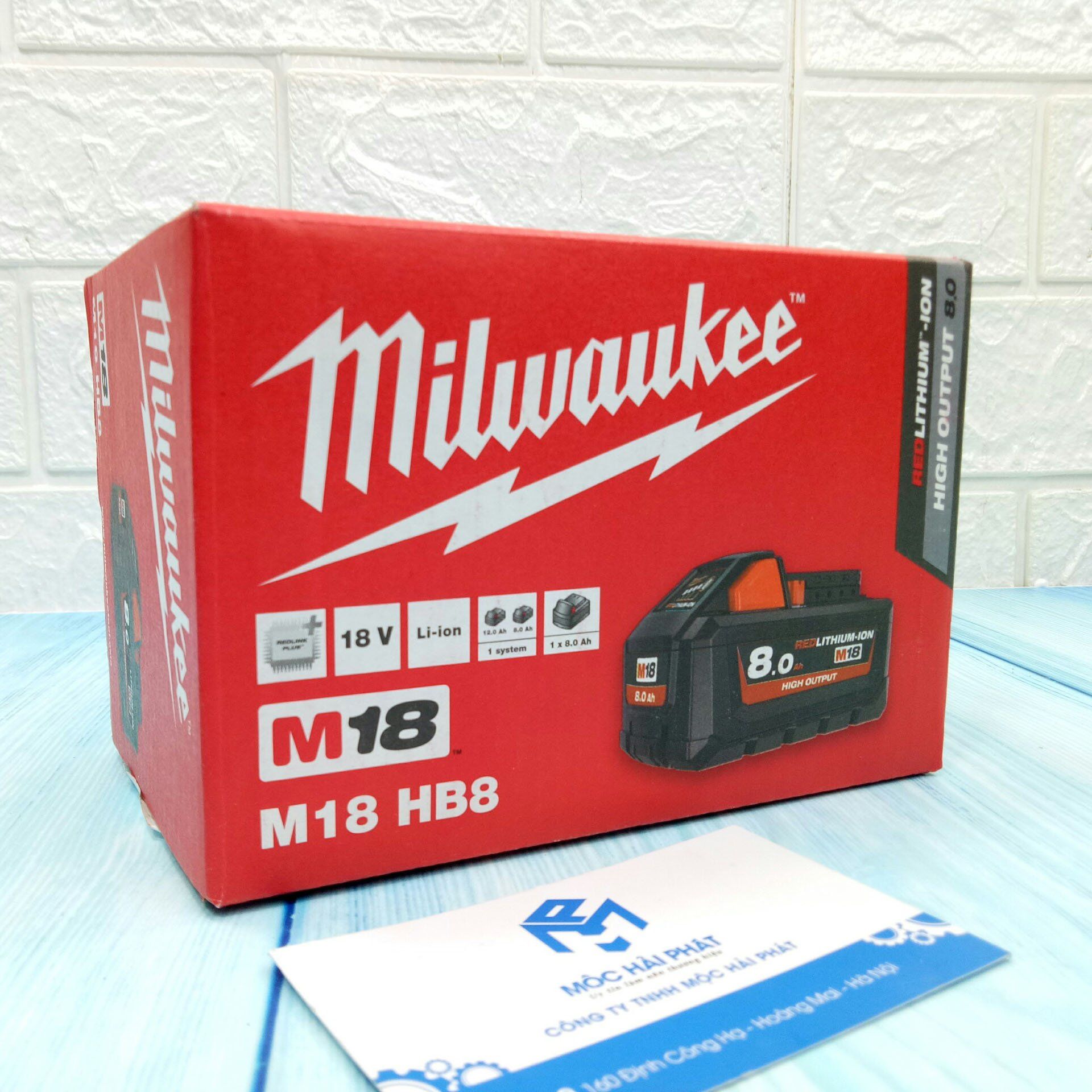 18V 8.0Ah