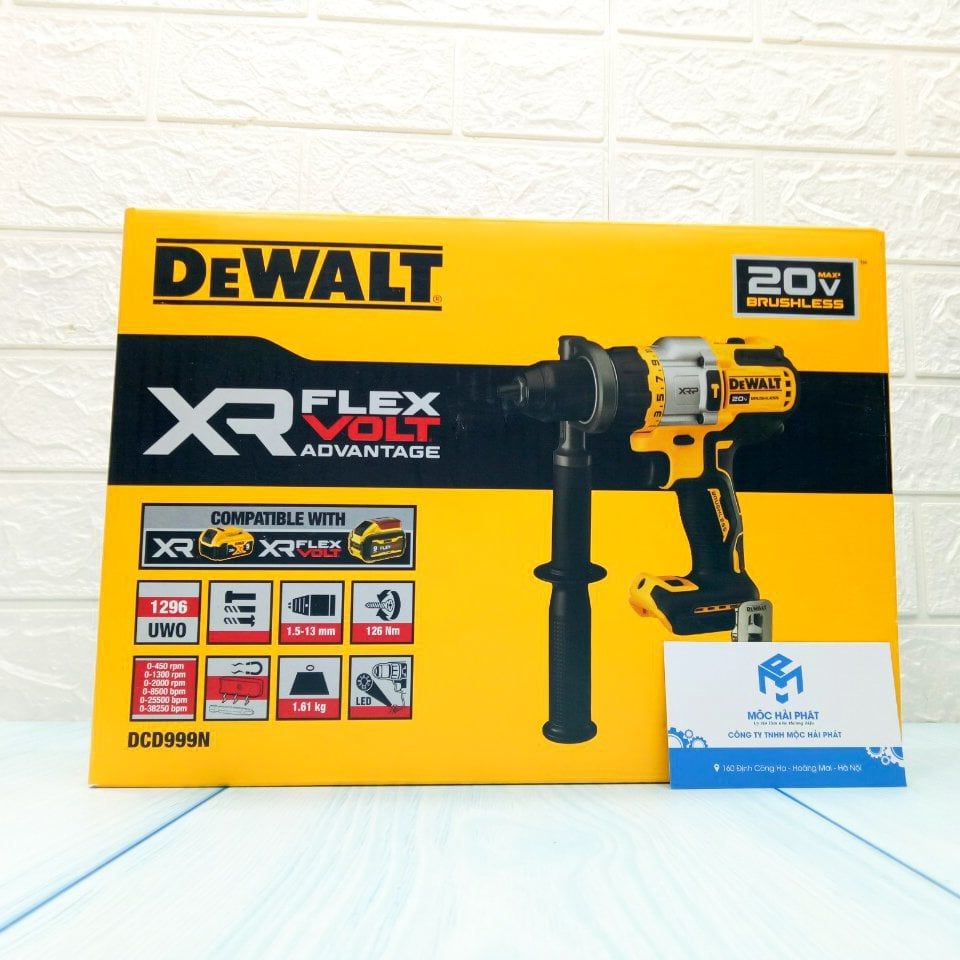 Máy khoan động lực 999 dùng pin DeWalt DCD999