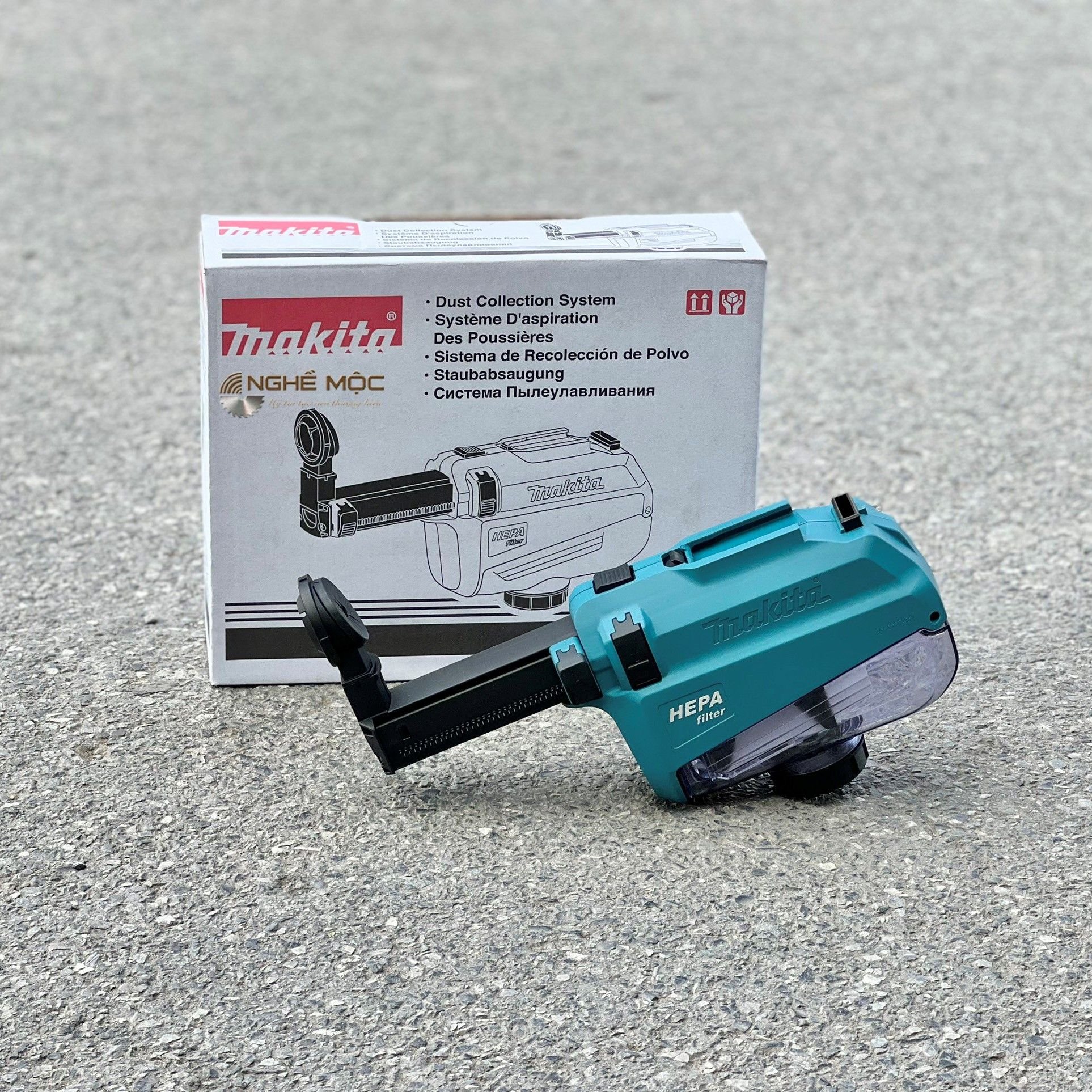 Hệ thống hút bụi dùng cho máy DHR182 Makita DX05