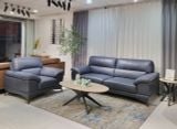  SOFA DA BÒ Ý - CATONA NAVY 3 CHỖ 