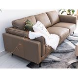  SOFA DA BÒ Ý - CHAMINGTON TAUPE 3 CHỖ 