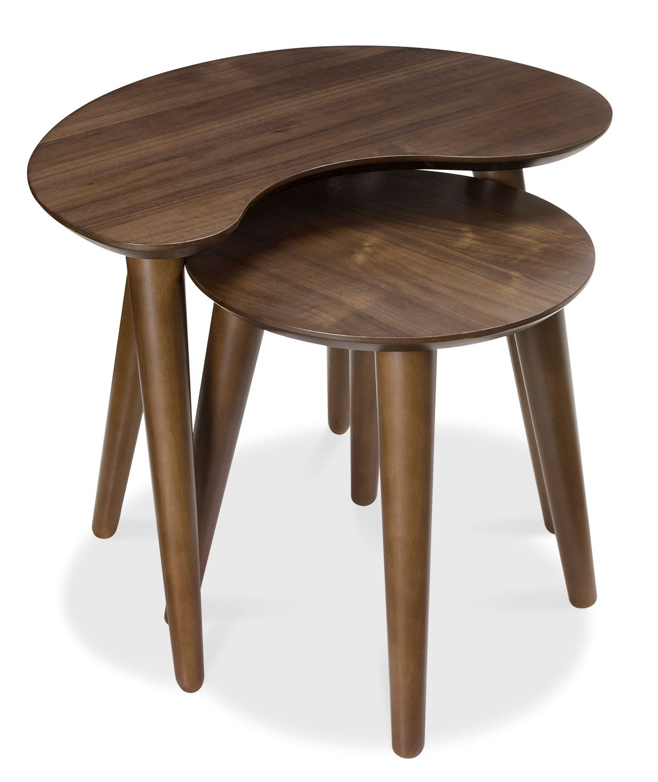  BÀN ĐÔI OVAL - OSLO WALNUT 