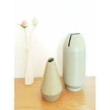  Handmade Ceramic Vase - Grey with  Small Neck 
