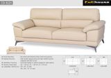  SOFA DA BÒ Ý -  CATONA GRIS 3 CHỖ 