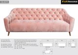  SOFA VẢI NHẬP KHẨU - LIVORNO PINKY 