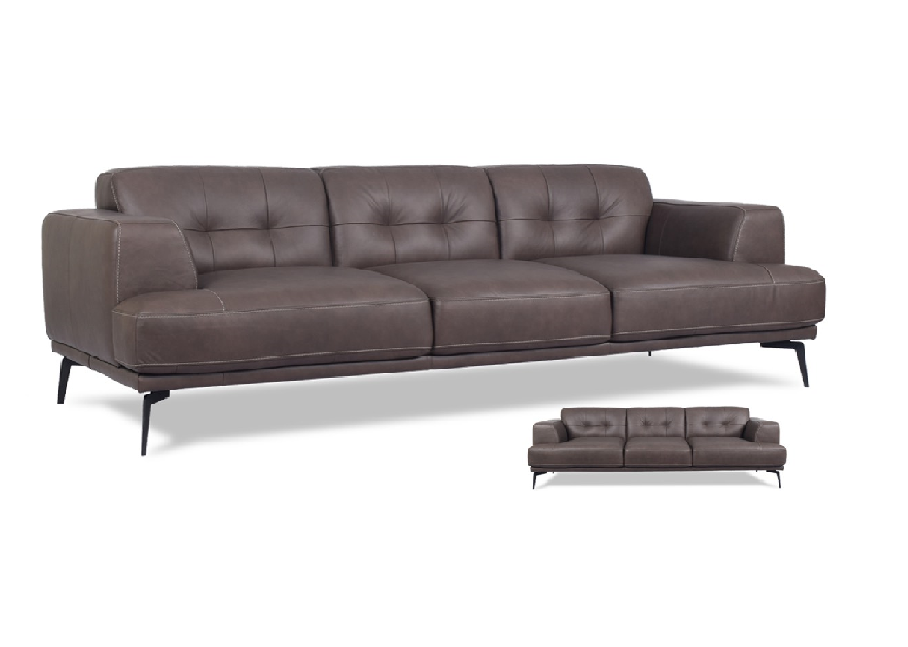 Ghế sofa da thật kết hợp lông vũ phong cách Bắc Âu ấn tượng M8-3565 - Nội  thất M8