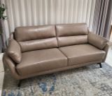  SOFA DA BÒ Ý - SOFIA TAUPE 3 CHỖ 