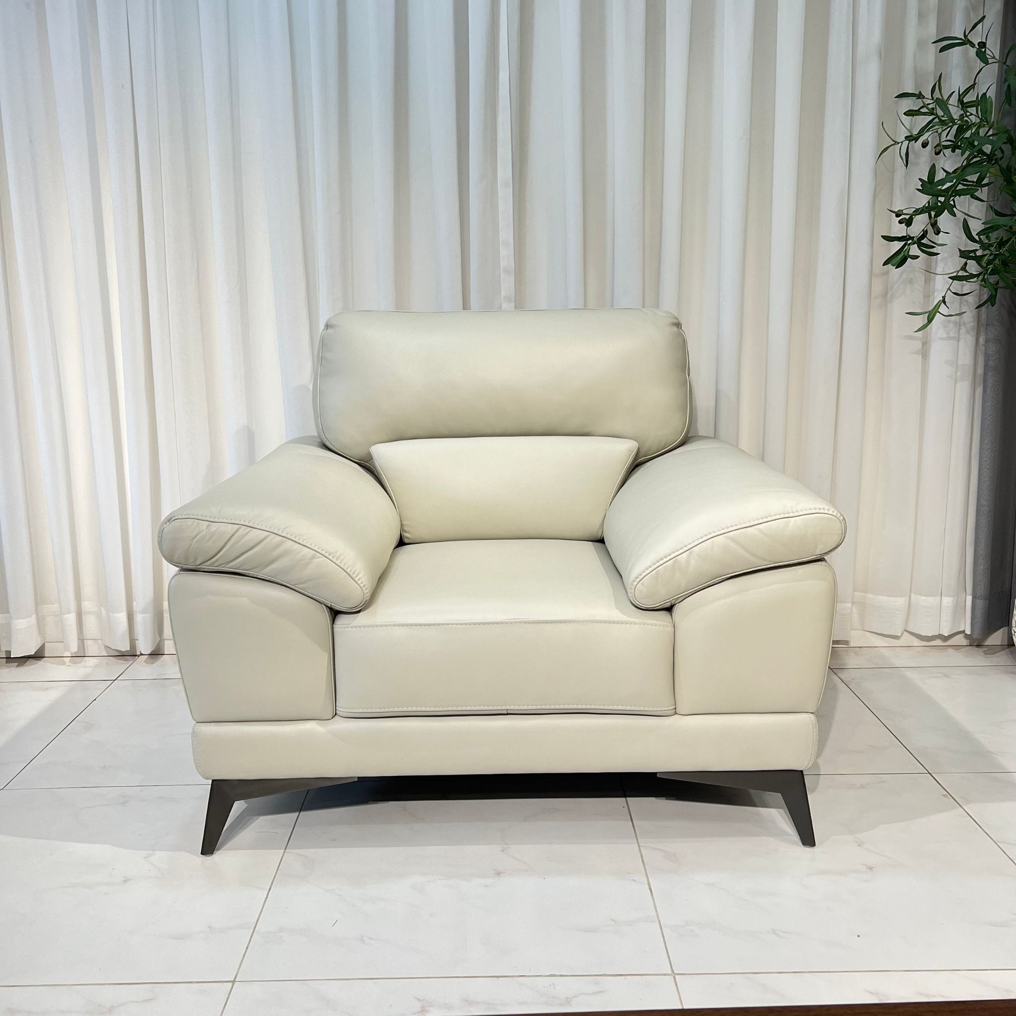  SOFA DA BÒ Ý - CATONA PLATINUM 1 CHỖ 