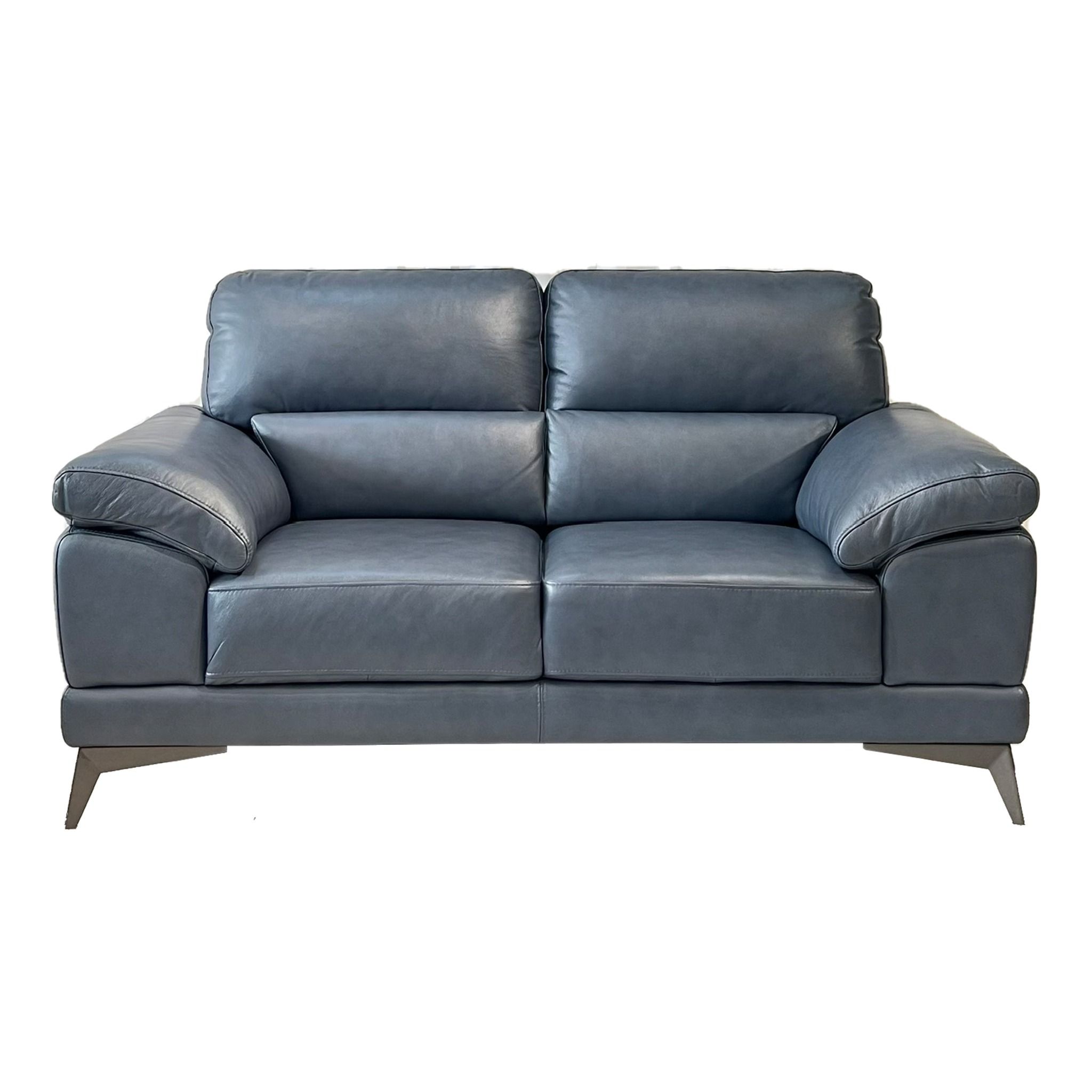  SOFA DA BÒ Ý - CATONA NAVY 2 CHỖ 