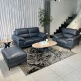  SOFA DA BÒ Ý - CATONA NAVY 2 CHỖ 