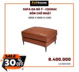  ĐÔN SOFA CHỮ NHẬT COGNAC 