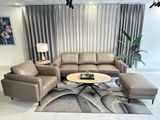  SOFA DA BÒ Ý -  CHARMINGTON TAUPE 3 CHỖ 