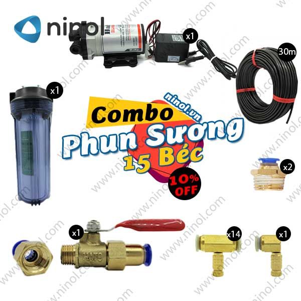 Bộ phun sương mini Haita HP-2700 15 béc