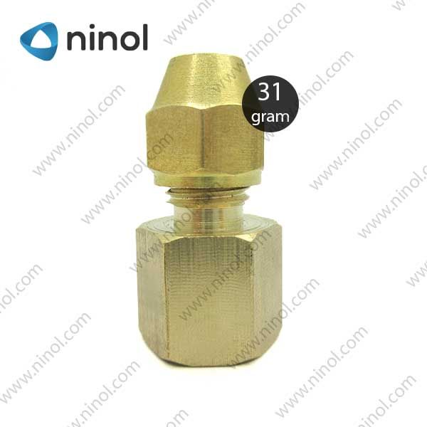 Nối ống đồng ren trong đầu côn
