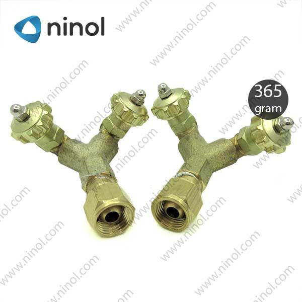Khóa gas chữ Y chia khí hàn gió đá từ bình khí thành 2 đường (Bộ)