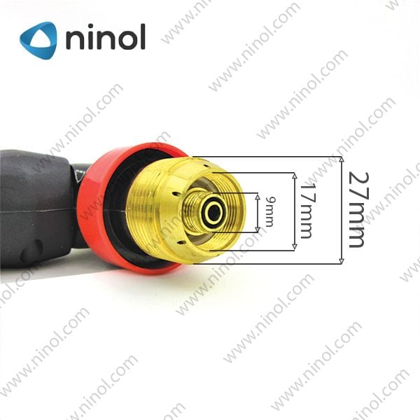 Tay cắt plasma P80 màu đen và đỏ