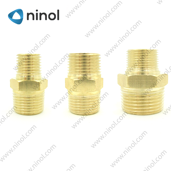 Nối thau 2 đầu ren ngoài