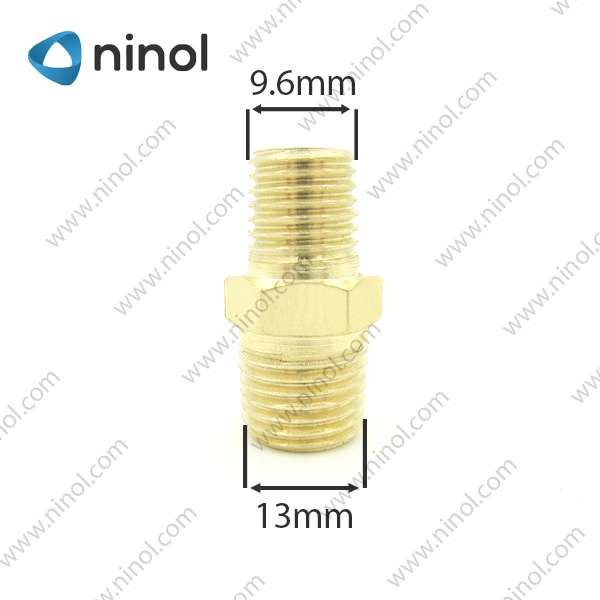 Nối thau 2 đầu ren ngoài