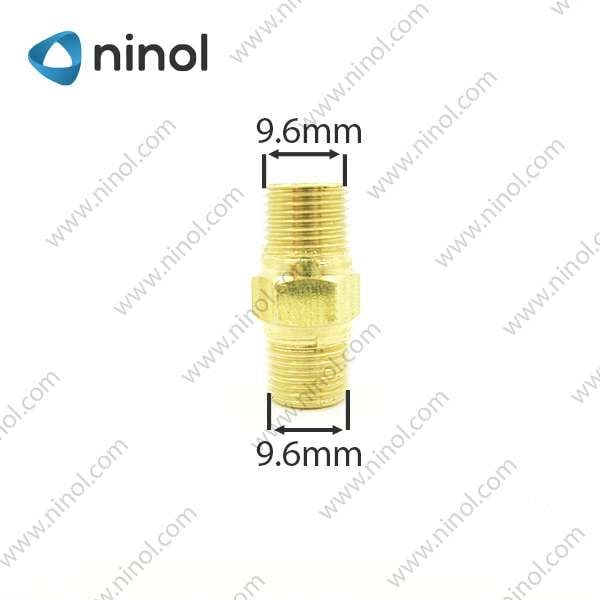 Nối thau 2 đầu ren ngoài