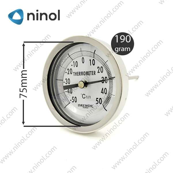 Đồng Hồ Đo Nhiệt Độ Mặt 75