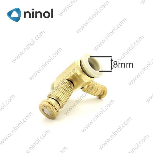 Béc phun sương 2 hướng đế giữa