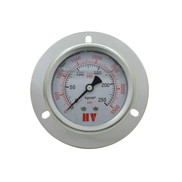 Đồng Hồ Dầu Đo Áp Suất Mặt 100 Chân Sau