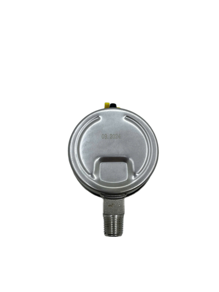 ĐỒNG HỒ ĐO ÁP SUẤT HV MẶT 63 CHÂN INOX (HOÁ CHẤT/XĂNG DẦU)