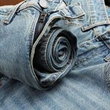  Jeans SANLANO Xanh Bụi Wash 1153 