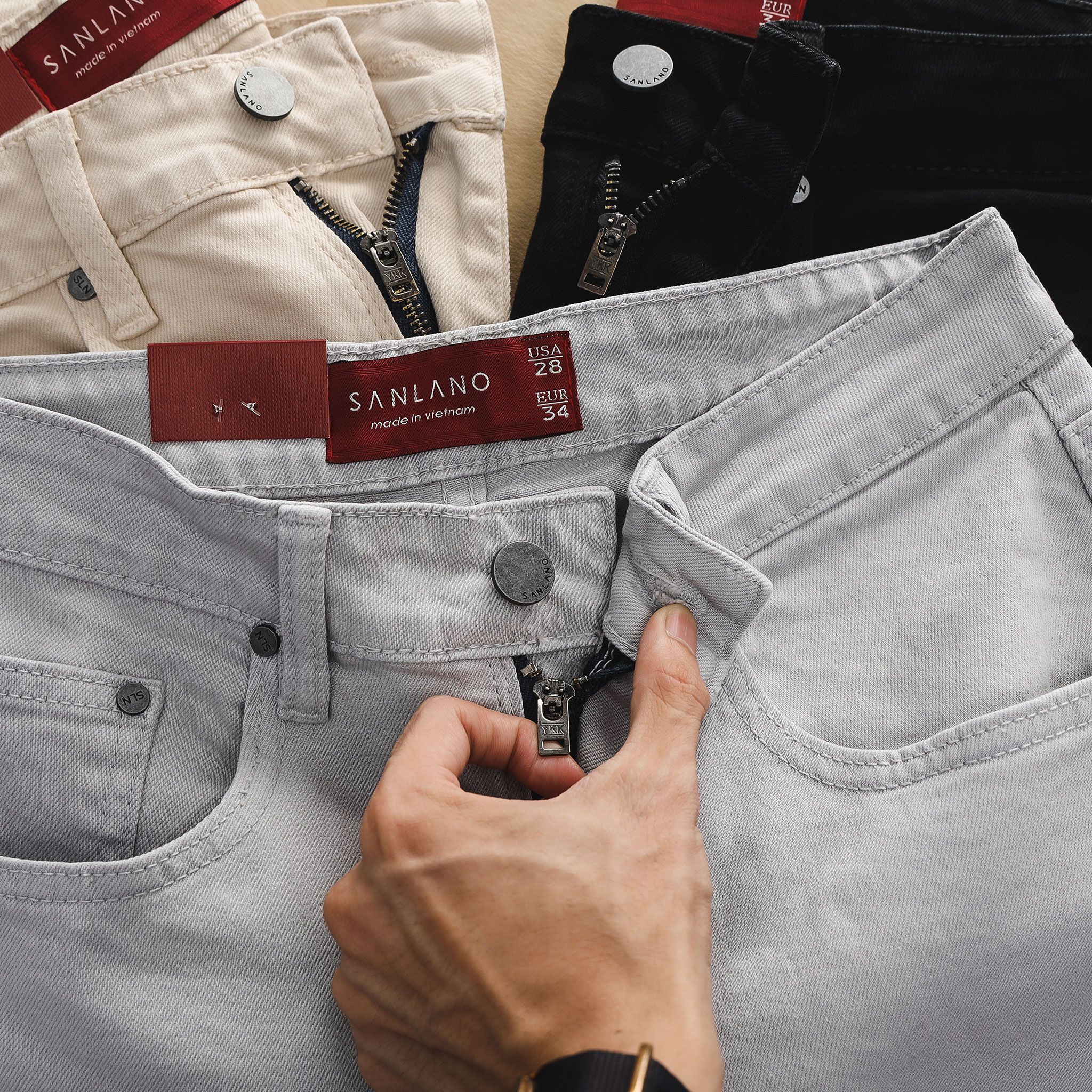  Jeans SANLANO Mộc 