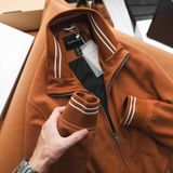  Jacket SANLANO cổ đứng vải dệt kim pique 