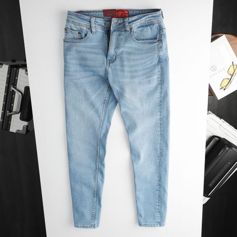  Jeans SANLANO Xanh trung 0302 