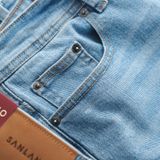  Jeans SANLANO Xanh trung 0302 