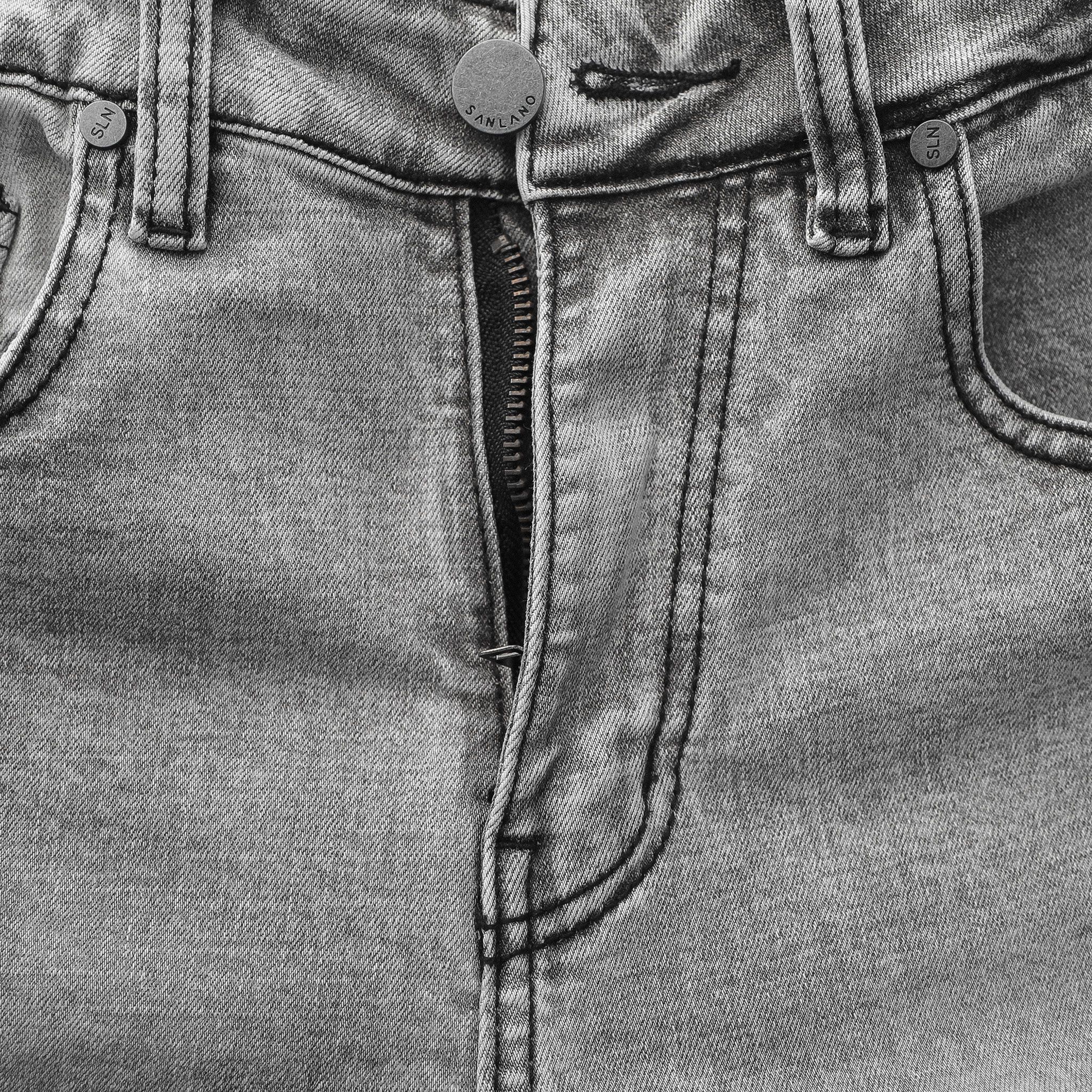  Jeans SANLANO Xám nhạt 0824 