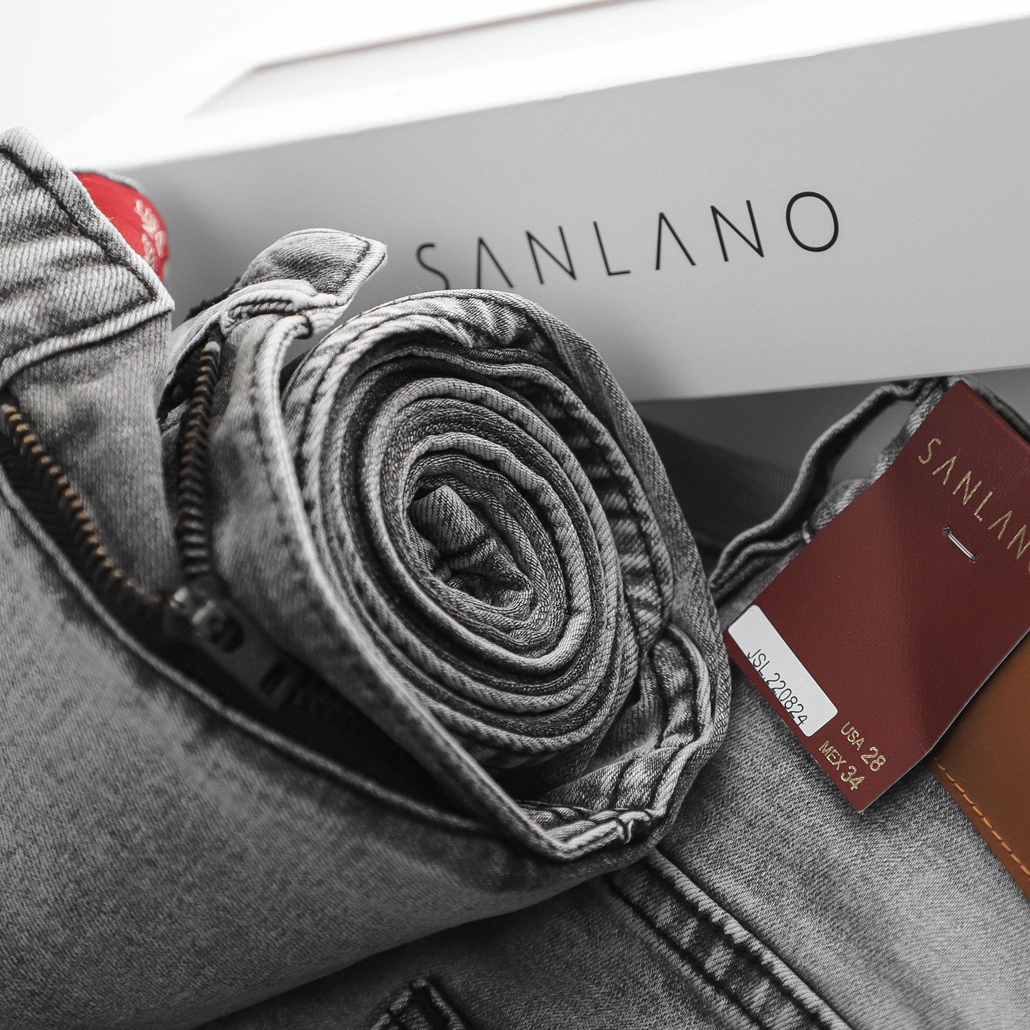  Jeans SANLANO Xám nhạt 0824 