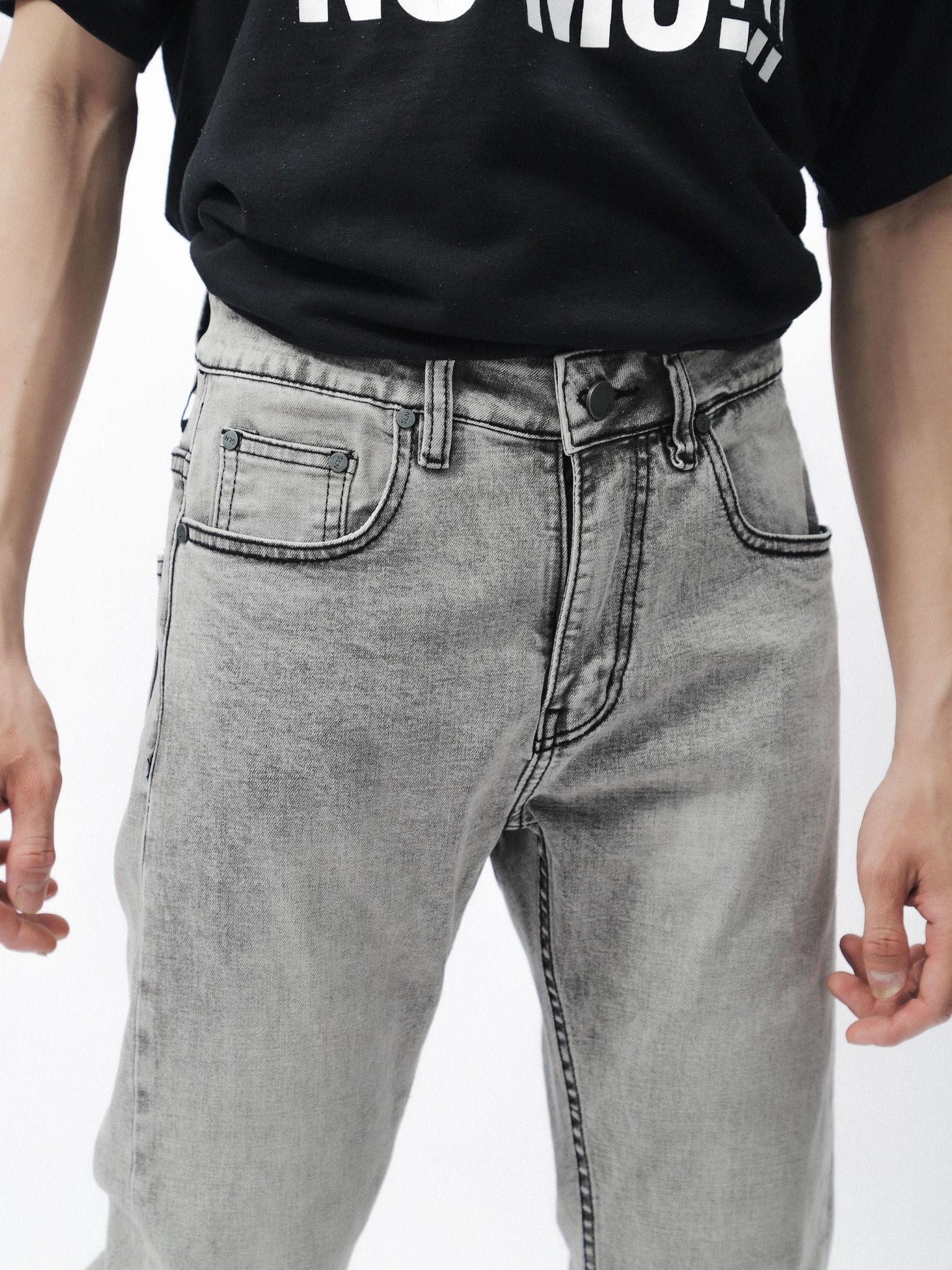  Jeans SANLANO Xám nhạt 0824 