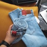  Jeans SANLANO Xanh nhạt rách 3 1207 