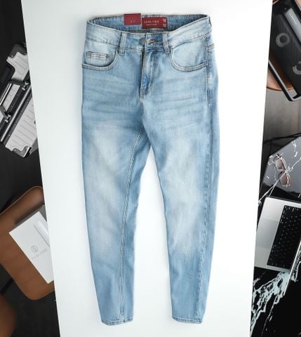  Jeans SANLANO Xanh wash 0907 