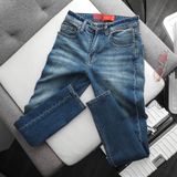  Jeans SANLANO Xanh bụi đậm 0439 