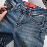  Jeans SANLANO Xanh bụi đậm 0439 