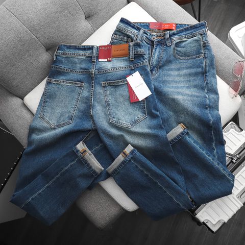  Jeans SANLANO Xanh bụi đậm 0439 